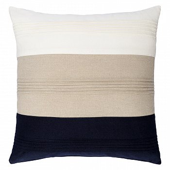 Подушка декоративная Navy mood TKANO Sea treasures TK25-CU0004 бежевый/синий 450х450