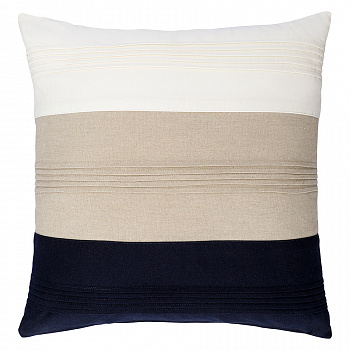 Подушка декоративная Navy mood TKANO Sea treasures TK25-CU0004 бежевый/синий 450х450