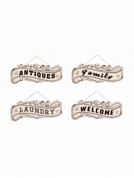 Табличка декоративная BIZZOTTO POINTING PLAQUE 0181798 200x500