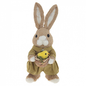 Фигурка декоративная "Заяц", L12 W13 H27 см