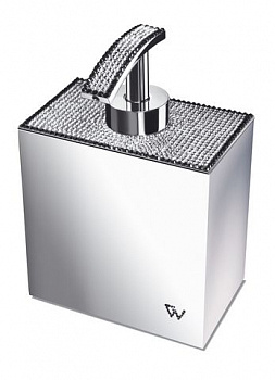 Дозатор для мыла настольный WINDISCH SHINE LIGHT 90512CR хром/swarovski 60х100 h150
