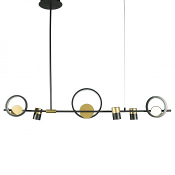 Светильник подвесной Casaentera Saturn CE13-10094/1200 черный/золото 1200х300