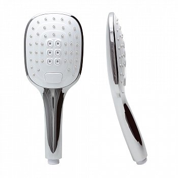 Лейка ручного душа ABS пластик 3 режима CLEVER STYLE 99610 хром 265х100