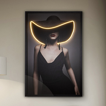 Картина с LED подсветкой SCHULLER PAMELA 411578 800x40х1200h
