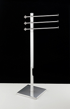 Стойка напольная с полотенцедержателем тройным FLAB ARTEMIDE 2156 хром 930