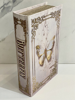 Шкатулка Книга бежевый Casaentera 21х12.5х4.5 см CE02-815987