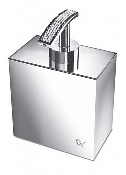 Дозатор для мыла настольный WINDISCH SHINE LIGHT 90511CR хром/swarovski 60х100 h150