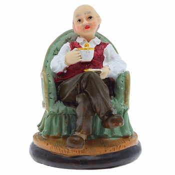 Фигурка декоративная "Дедушка", L6 W6 H7,5 см