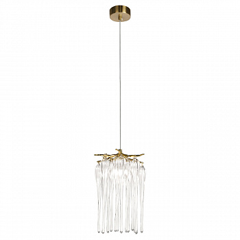 Светильник подвесной Casaentera Waterfall CE13-10350/206 AB бронза античная d206х500h