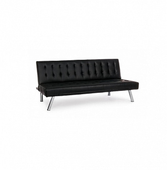 Диван-кровать BIZZOTTO FORBES BLACK 5760548 1800a - 820b - 730h - 370h1/ 1800a - 940b - 370h