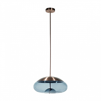 Светильник подвесной Casaentera Knot CE13-8133-D голубой/медный d310х130