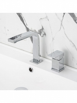 Смеситель для раковины на 2 отверстия DANIEL SKYLINE SK655CR хром