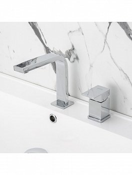 Смеситель для раковины на 2 отверстия DANIEL SKYLINE SK655CR хром