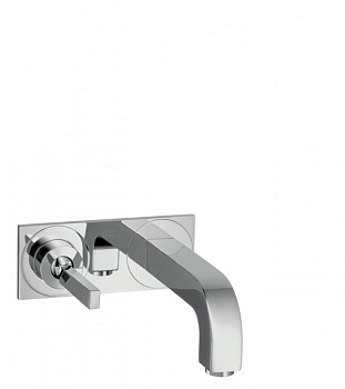 Смеситель для раковины встроенный со скрытой частью AXOR Citterio 39115000/38111180 хром