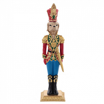 Фигурка декоративная "Солдатик-собака", L11 W11 H41,5 см