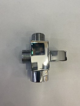 Дивертер для душевых колонн квадратный 4140 PC04185.C хром