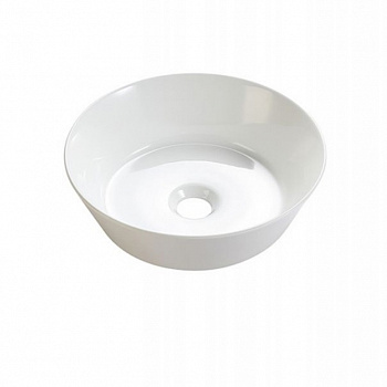 Раковина накладная BATHCO VOLTA 35 4086 белый d350x120