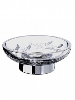 Мыльница настольная WINDISCH BAROCCO CUT GLASS 92184CR хром