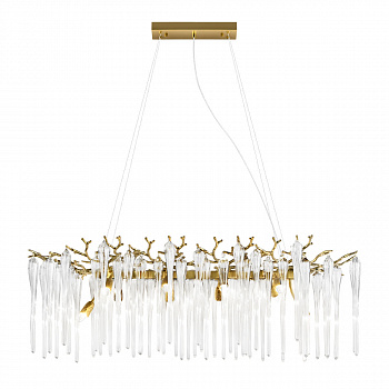 Светильник подвесной Casaentera Waterfall CE13-10350/1000L AB бронза античная 1000х410х560h