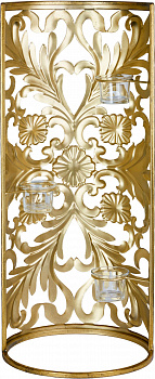 Подсвечник Эфиопия 24х24х58см Casaentera CE04-57-417