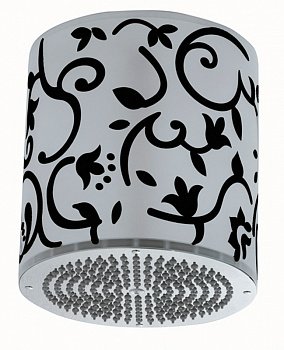 Верхний душ BOSSINI LUMIERE TONDO H84003101 чёрный/хром d300