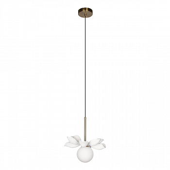 Светильник подвесной Casaentera Monro CE13-10213/B W белый/золото d270х345