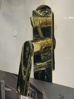 Смеситель для ванны и душа встроенный DEMM SLEEK 9950T bright brass