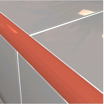 Уголок для плитки наружный MAKRO-PLAST 030 кирпич 12,5x23x2500