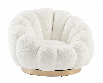 Кресло BIZZOTTO FLOREL WHITE 0743875 860х620х720h