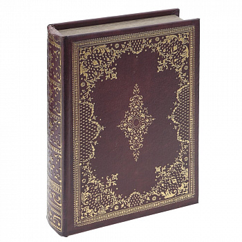 Шкатулка-книга с код.замком, L16 W4,5 H24 см