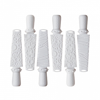 Набор из 6-ти палочек для мороженного ZOKU Pop Sticks ZK102 белый 76х130х32