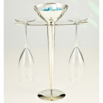 Держатель для бокалов GUIDO NIEST BAR ACCESSORIES KISS KISS 350/2 WD d130h355